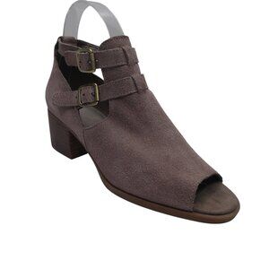 Koolabura by UGG Sophy Suede Open Toe Shootie Ankle Bootie Womens 6.5